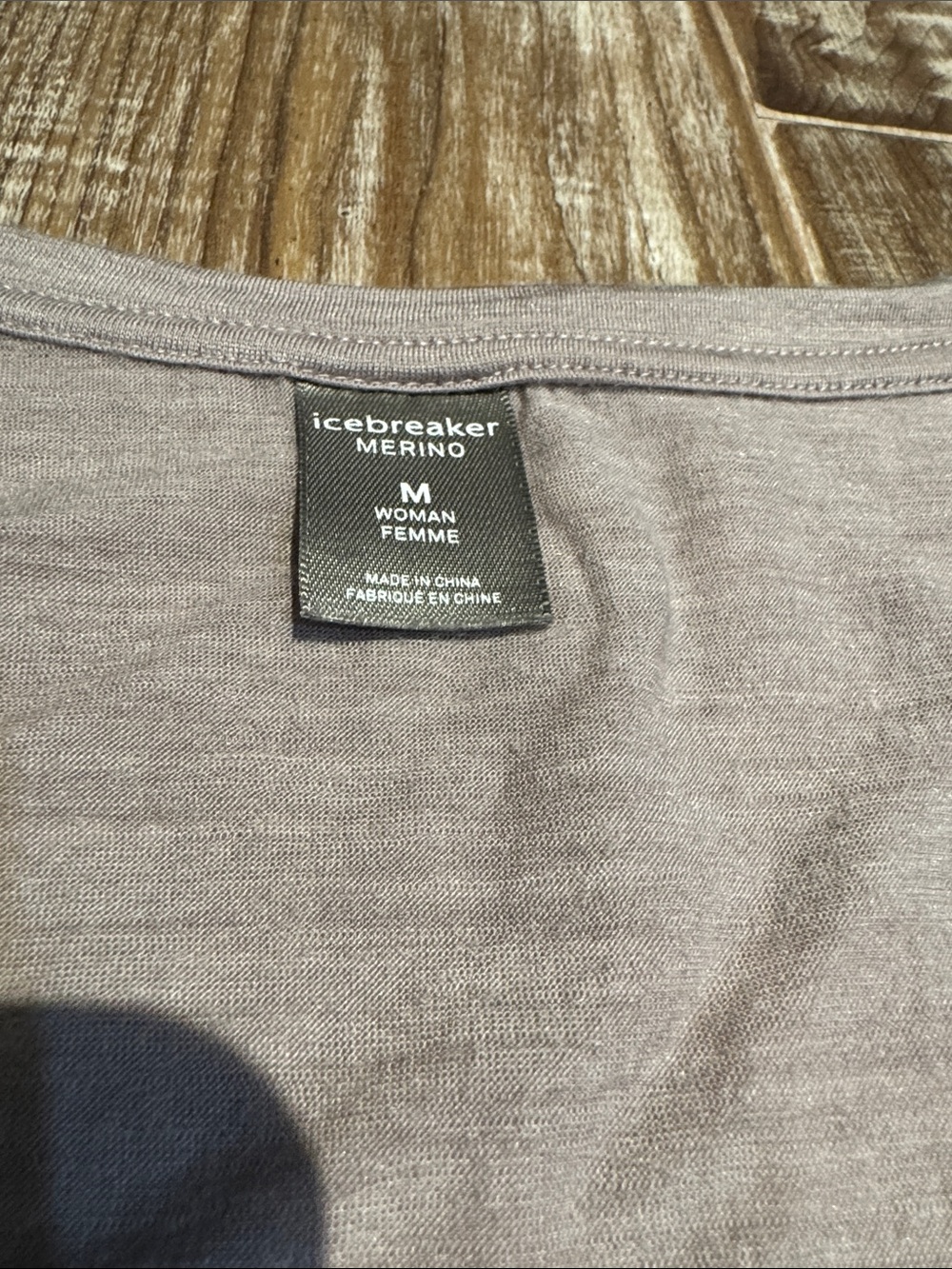 Icebreaker Light Lavender Gray Sleeveless Scoop Neck Tank Top—Size Medium - Picture 3 of 4
